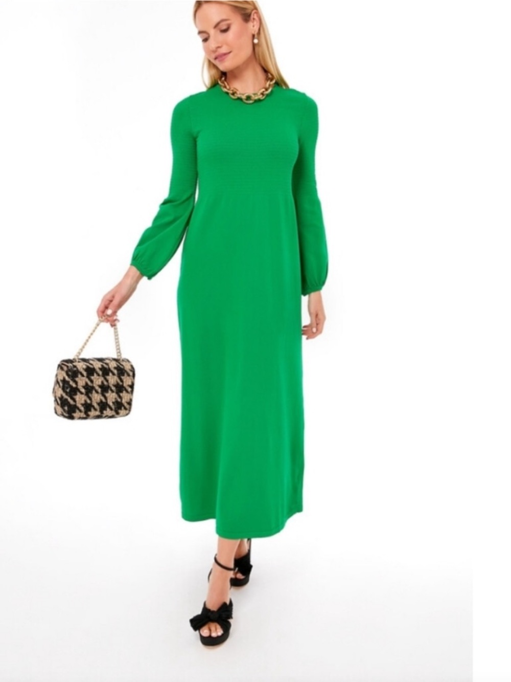 Pomander Place Lennox Midi Dress Green